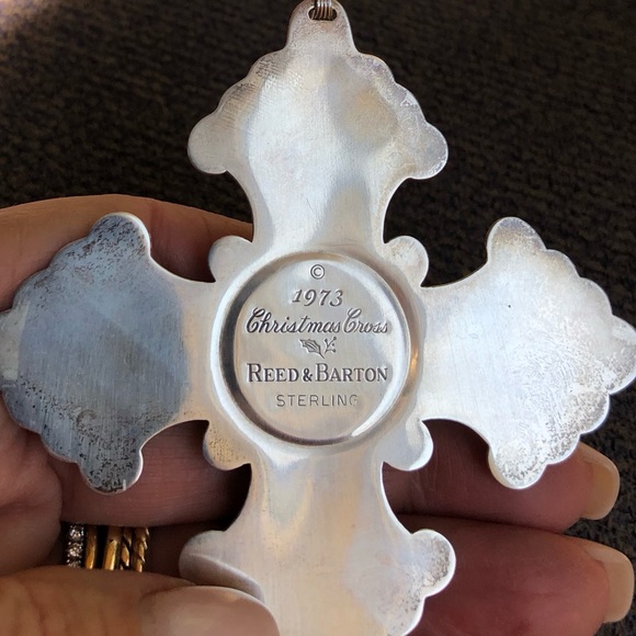 Reed & Barton 925 sterling silver Limited Edition Christmas cross from 1973 - Picture 5 of 13